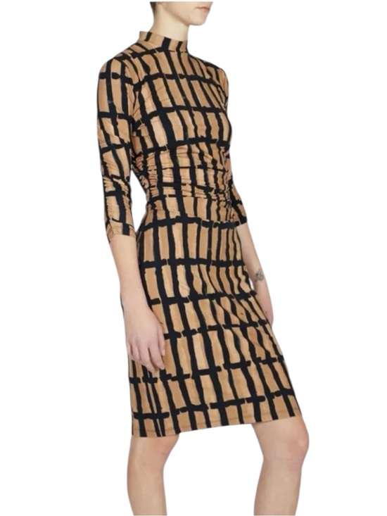 Proenza Schouler Dresses & Skirts - PROENZA SCHOULER White Label Grid Print Ruched Midi Dress Small